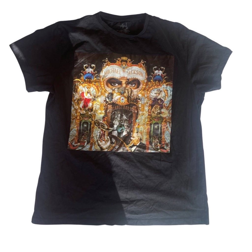 Michael Jackson Print T Shirt Size Large